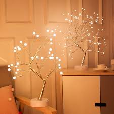 Đèn ngủ LED trang trí hình cây, cây đèn led ánh sáng lung linh trang trí  tết, noel, góc làm việc, quán cafe cực kỳ đẹp | Luxury Life Store