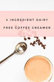 dairy free coffee creamer recipe