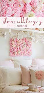 Diy Flower Wall Hanging For The Bedroom