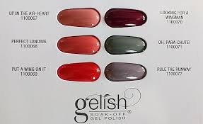 Gelish Sweetheart Squadron Collection Swatches Gel Nail