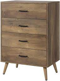 Exotic nuances of rustic dressers, title: Amazon Com Homecho 4 Drawer Dresser Rustic Wood Chest Of Drawers For Bedroom Dresser Chest With Wide Storage Space Tall Nightstand Multifunctional Organizer Unit Accent Furniture For Living Room Home Office Kitchen Dining