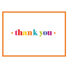 Colorful Thank You Boxed Thank You Notes 8 Note Cards 8