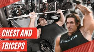 chest and triceps workout 10 exercises