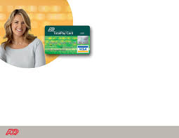 Welcome To The ADP TotalPay® Visa® Card Program!
