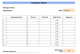 Headcount monthly excel sheet : Free Employee Attendance Sheet Templates Excel And Pdf