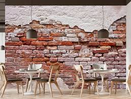 Old Brick Wall Pattern Wall Mural Wall