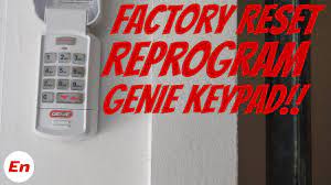 genie garage door opener programming