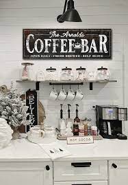 Coffee Bar Sign Modern Farmhouse Wall