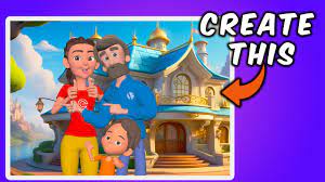 how to create custom 3d kids animations
