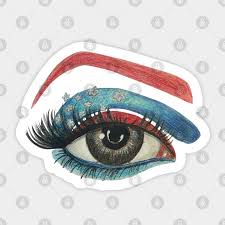 patriotic eye makeup patriotic eye