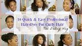 Adapting your hairstyle for a job interview doesn't mean attempting to be someone you're not. Easy Professional Interview Curly Hairstyle Storytime Youtube