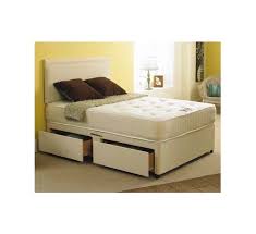 Bali 4ft Small Double Divan Bed With
