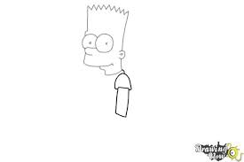 how to draw bart simpson drawingnow