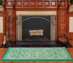 rectangular hearth rug