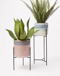 Abuo Pale Pink Ceramic Plant Pot