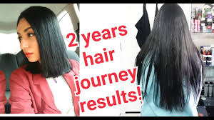 How hair colour varies according to body site. 2 Years Hair Journey With Super Hair Growth Oil Youtube