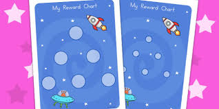 Free Space Large Sticker Reward Chart Rewards Charts