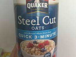 100 natural steel cut oats dry