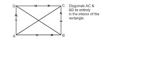 Explain why a rectangle is a convex quadrilateral.Answer: Both of its  diagonals lie at its exterior.