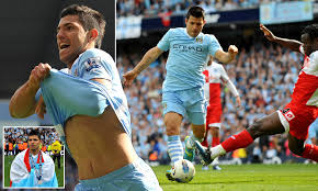With 93 minutes and 20 seconds on the clock at the etihad, sergio aguero produced the unthinkable and created football history. Sergio Aguero Admits He Did Nothing But Scratch His Balls Before Man City Winner Against Qpr Daily Mail Online