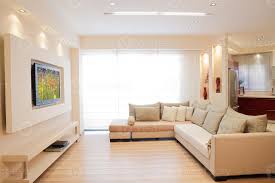 In western architecture, a living room, also called a lounge room (australian english), lounge (british english), sitting room (british english), or drawing room. Modern Living Room Interior In Off White Tones 1267675 Stock Photo
