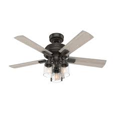 A wide variety of home depot ceiling fans options are available to you, such as power source, material, and warranty. Hunter Hartland 44 In Led Indoor Noble Bronze Ceiling Fan With Light Kit 50329 The Home Depot