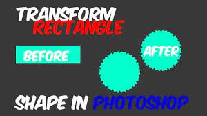 change rectangle shapes in photo
