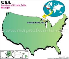 where is crystal falls michigan