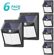 solar lights outdoor 6 pack 3 modes