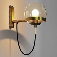 The single light fixture over the vanity adds drama to the space. Modern Glass Wall Lamp Nordic Gold Black Wall Sconce Light Fixtures Bathroom Bedroom Stair Vanity Lighting Indoor Led Wall Lamps Led Indoor Wall Lamps Aliexpress