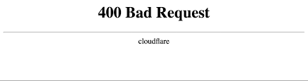 how to fix the 400 bad request error 6