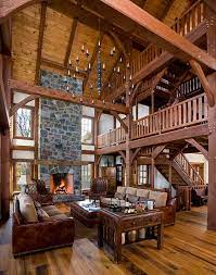 Cozy Timber Frame Homes With Fireplaces