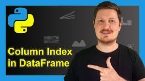 get index of column in pandas dataframe