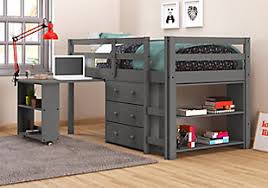 Similar to bunk beds, loft beds are raised up off the floor, providing room for a desk, bookcase, or another piece of furniture underneath. Kids Loft Beds Ashley Furniture Homestore