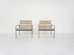 Dutch Ultrex Lounge Chairs In Canvas