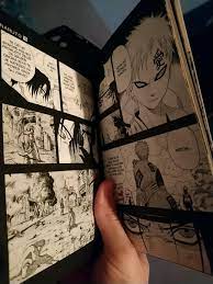 Reading naruto manga