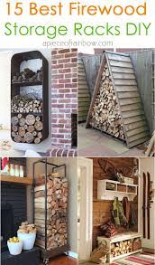 firewood rack storage ideas
