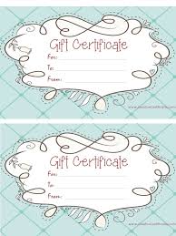 Editable Gift Certificate Template Online T Certificate Maker