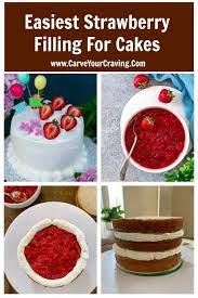 easy strawberry filling for cake