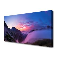 Canvas Wall Art Mountains Landscape