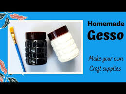 24 how to make clear gesso diy