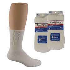 These Medipeds Diabetic Socks Are Extra Wide Crew Sock With