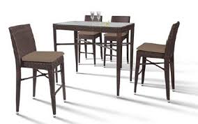 Reva Outdoor Bar Set Rectangular Table