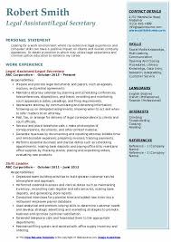 Produces information by transcribing, formatting, inputting, editing, retrieving, copying, and transmitting text, data, and graphics; Legal Secretary Resume Samples Qwikresume