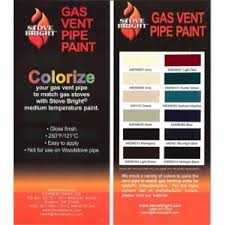 Stove Bright Gas Vent Paint Color Chart 12 Pack 5997