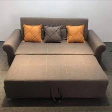 teak wood 3 seater wooden sofa bed