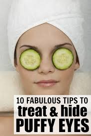 teach you how to treat and hide puffy eyes