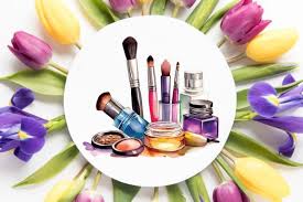 cosmetics watercolor makeup clipart