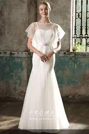 Shop for flutter sleeve dress at nordstrom.com. Sheer Chiffon Flutter Sleeve Mermaid Wedding Dress Promfy