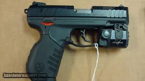 ruger sr22 blk 22cal pistol with